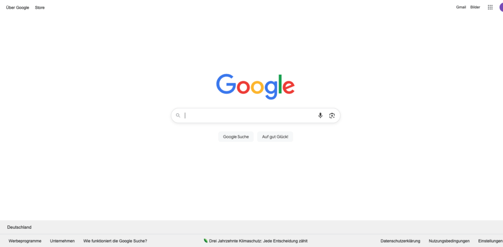 Suchmaschine Google
