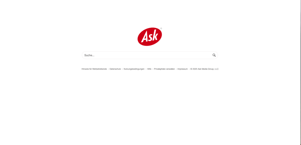 Suchmaschine Ask