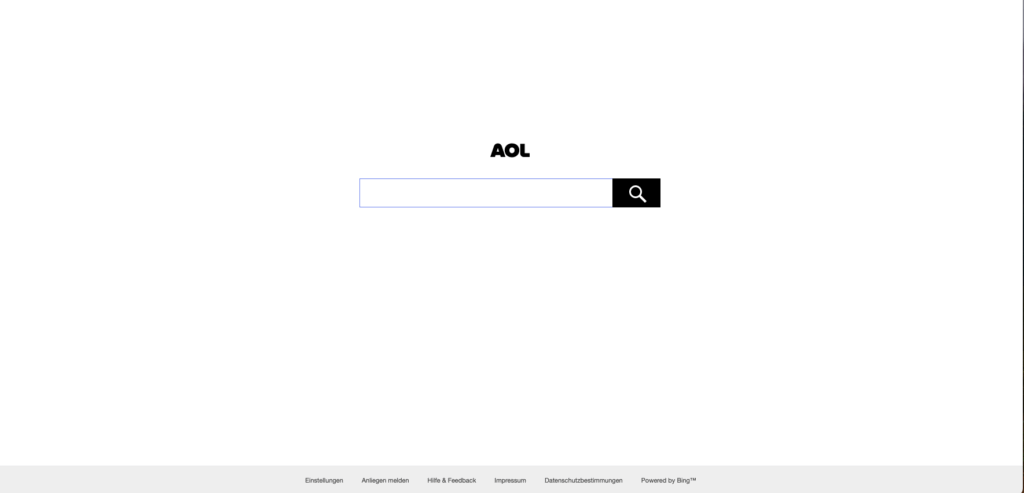 Suchmaschine AOL