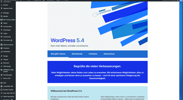 empfehlungen-von-wordpress