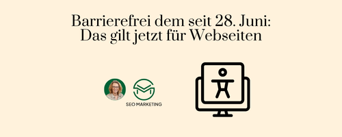 Titelbild: Blog Barrierefrei seit dem 28. Juni
