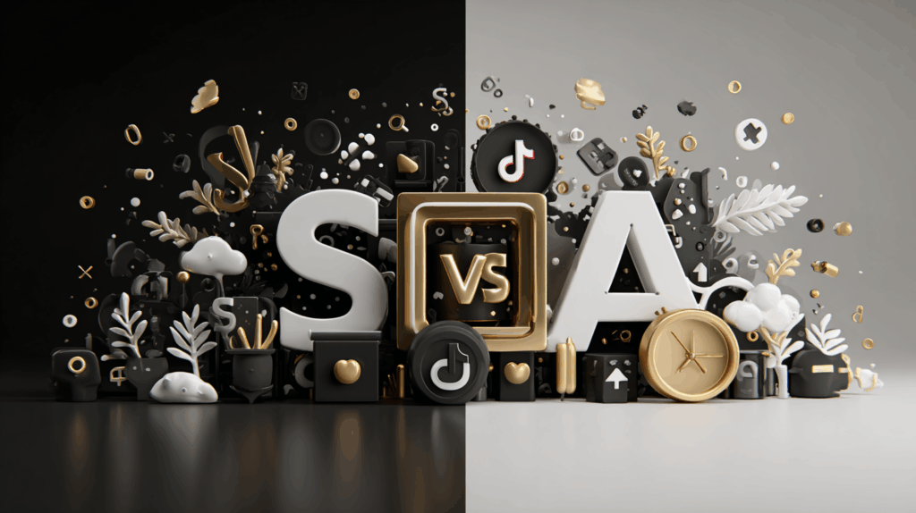 Animiertes Bild: SEO vs. SEA