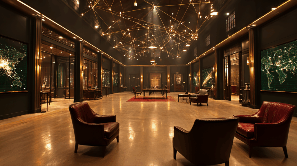 Lobby im Kingsman-Style