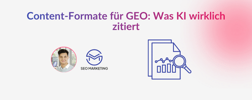 Content-Formate für GEO Was KI wirklich zitiert