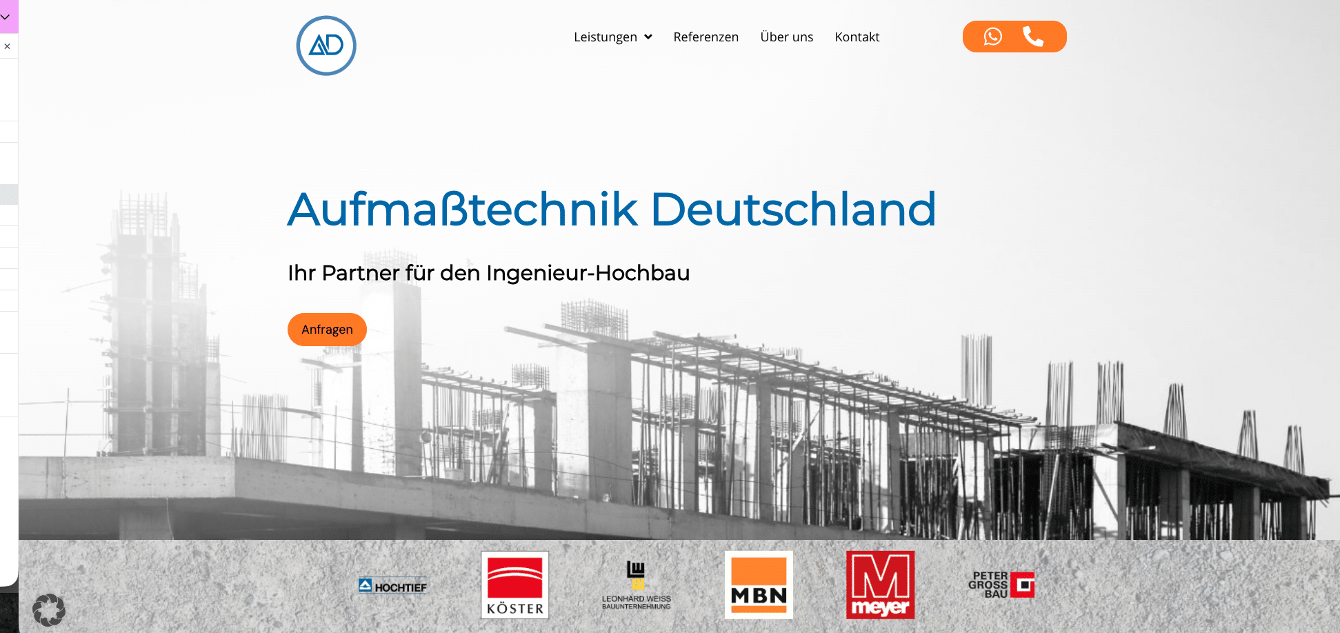 aufmaßtechnik -deutschland-bild