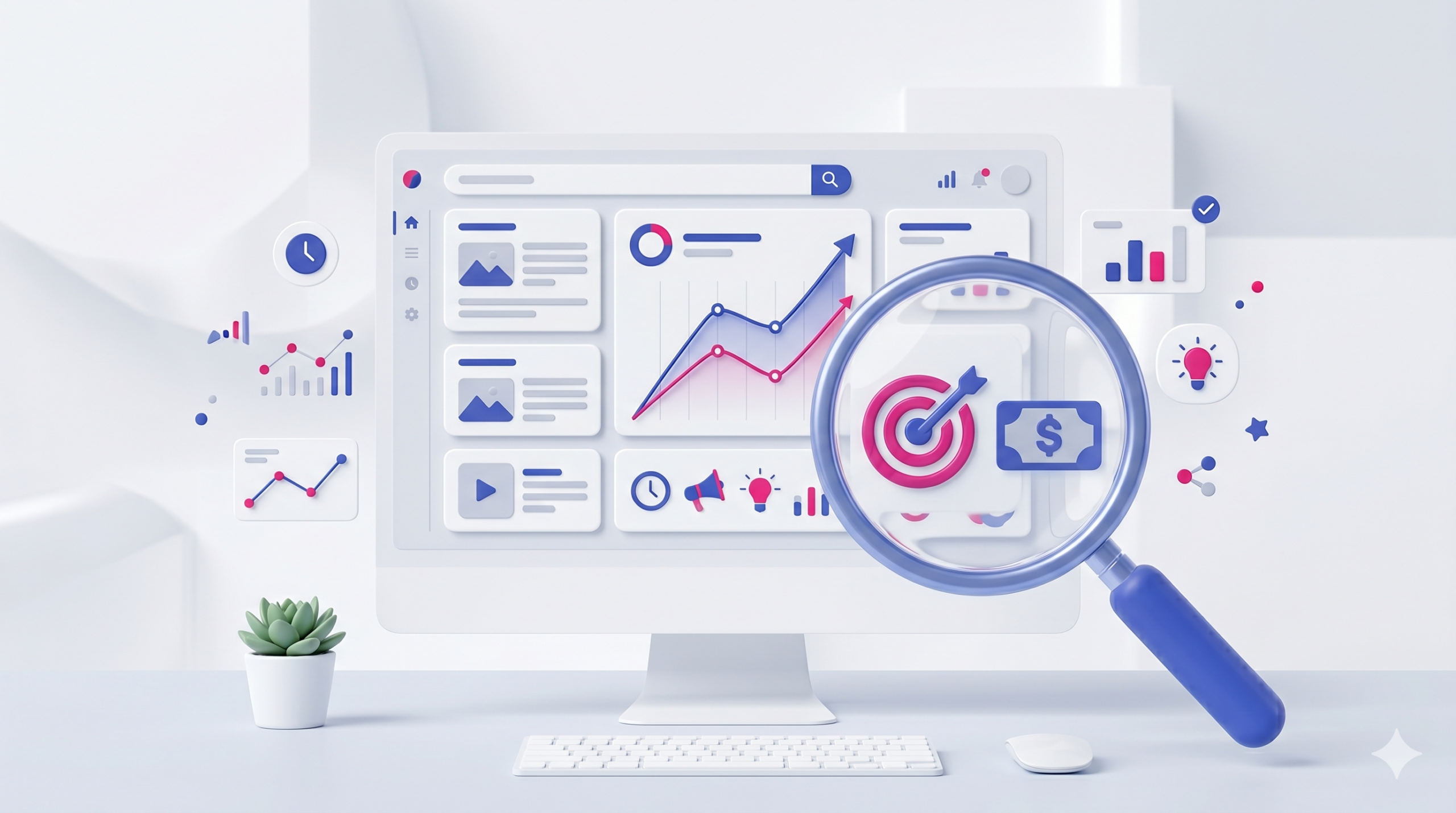 content analyse mit kpis, performance dashboard, suchdaten und erfolgsmessung