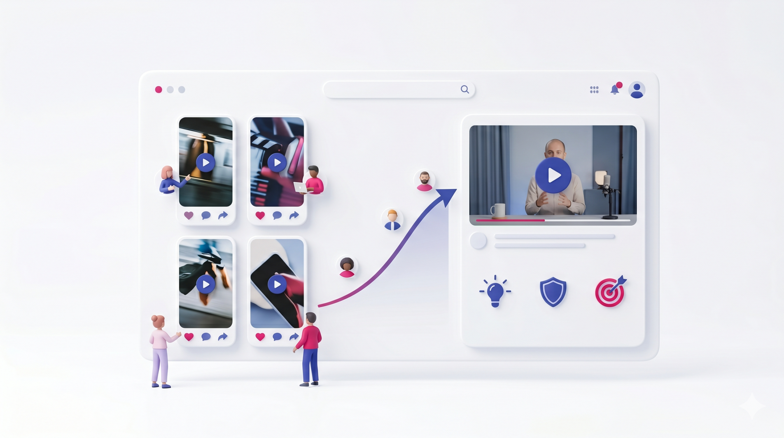 video marketing 2026 mit short form, long form, reichweite, vertrauen und conversion