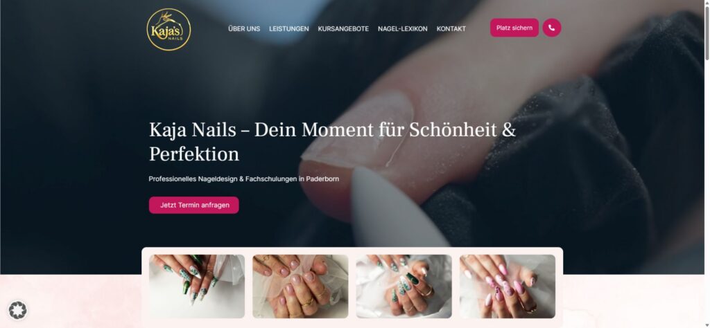 Kaja Nails – Startseite für Nagelstudio und Schulungen